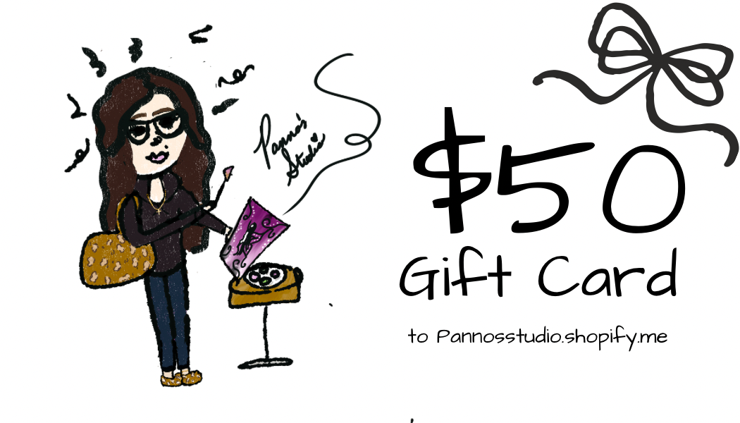PANNOS STUDIO GIFT CARD!