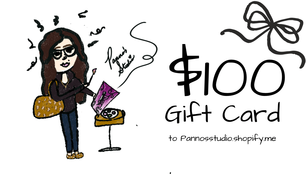 PANNOS STUDIO GIFT CARD!