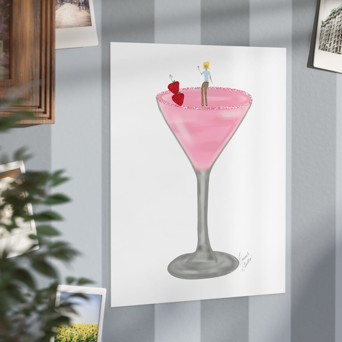 Pink Martini Print