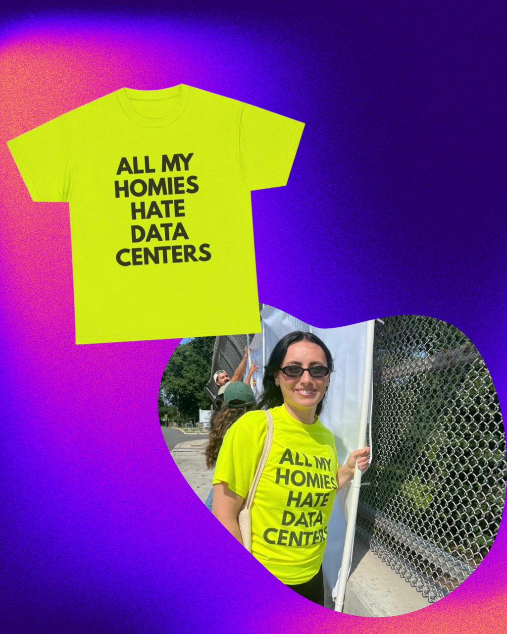No Data Centers Tee