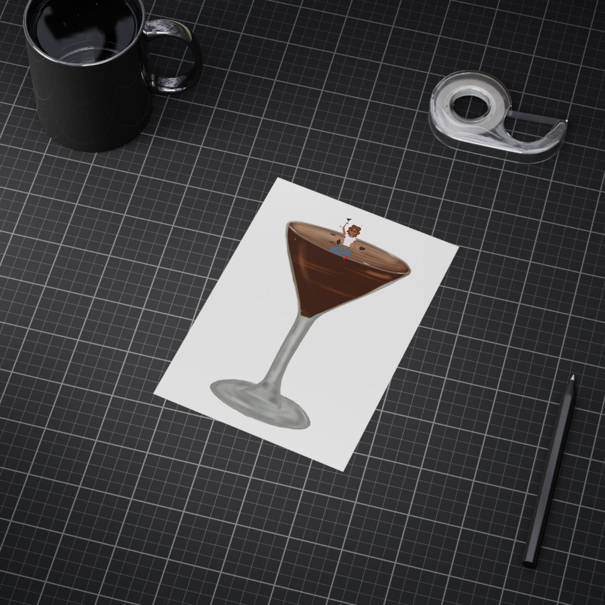 Espresso Martini Art Print
