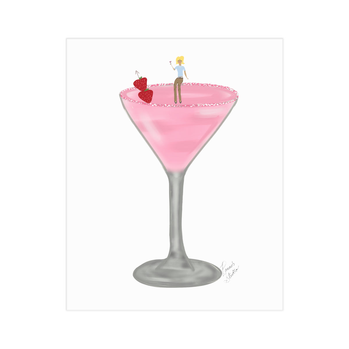 Pink Martini Print