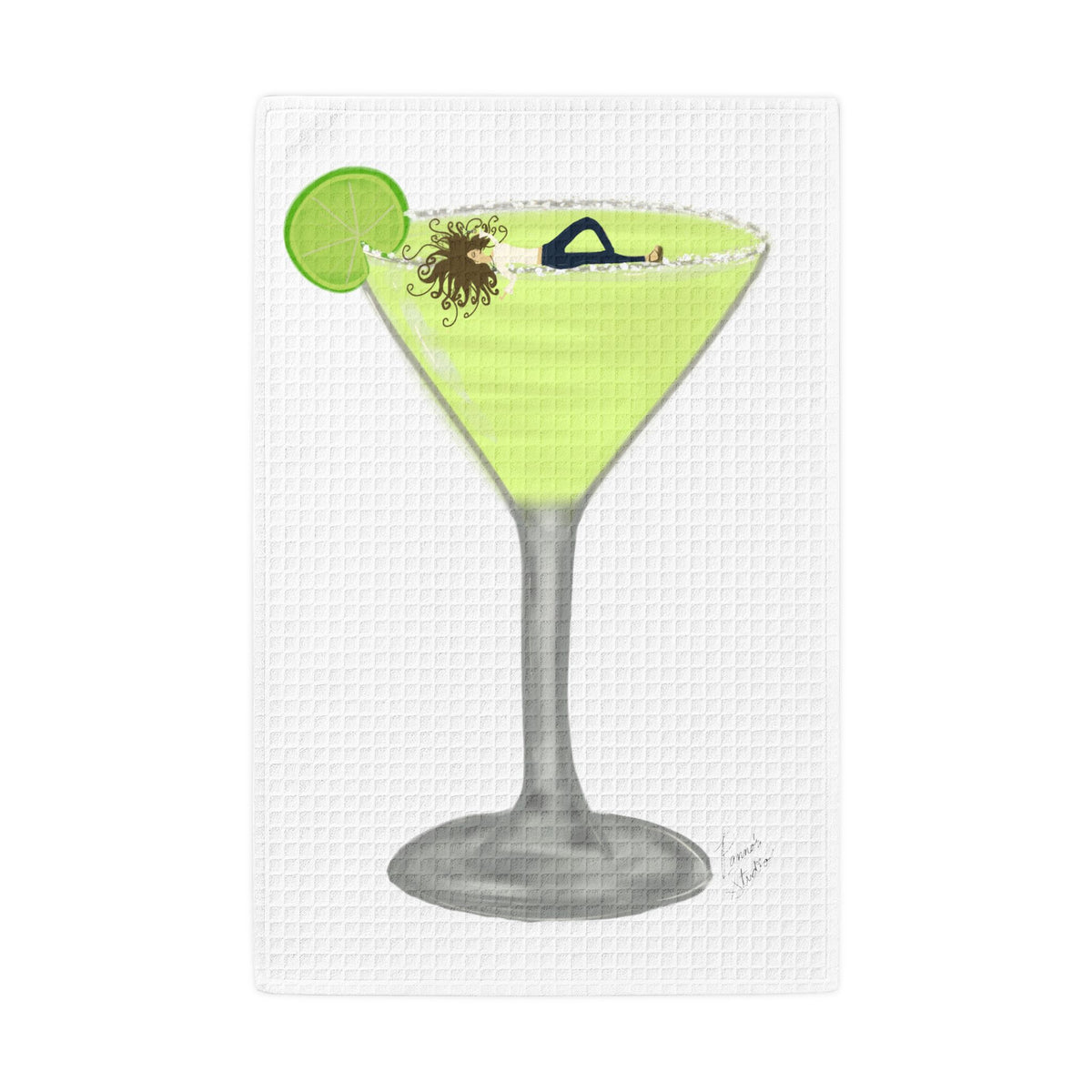 Margarita Waffle Kitchen Towel