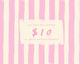 PANNOS STUDIO GIFT CARD!